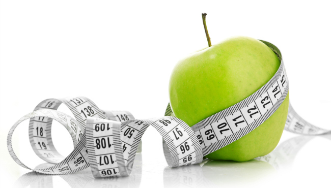 weight-loss-apple-measure